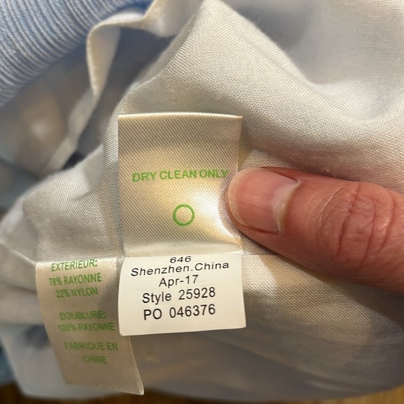 Lilly Pulitzer Emmaline One Shoulder Mini Dress XS Blue Pink Lined EUC - Picture 13 of 13